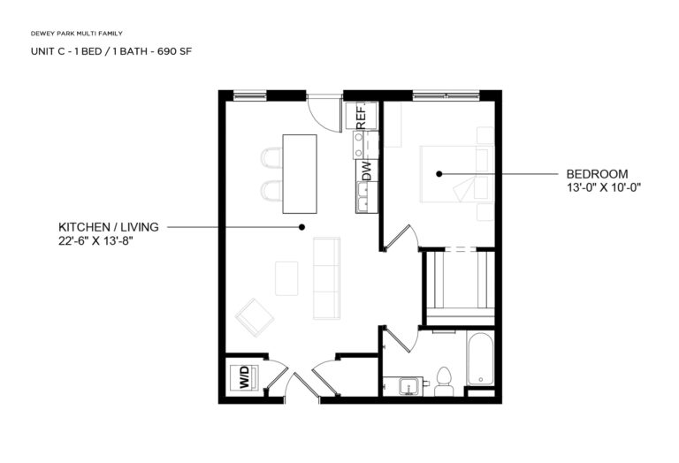 Dewey Park Multi Family Floor Plans C Boxwood